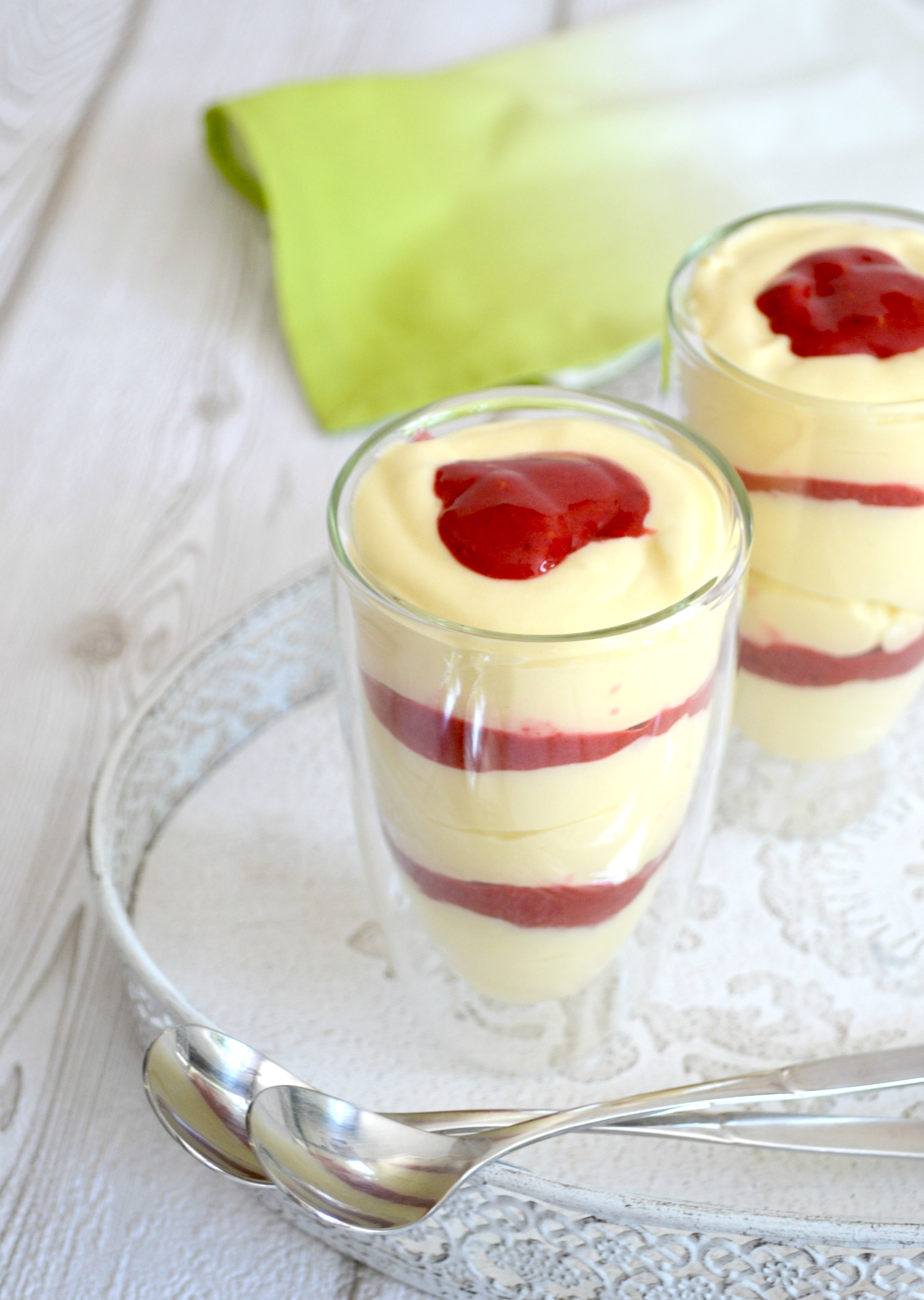 Rezept: Ein fruchtiges Joghurtmousse zum verlieben.